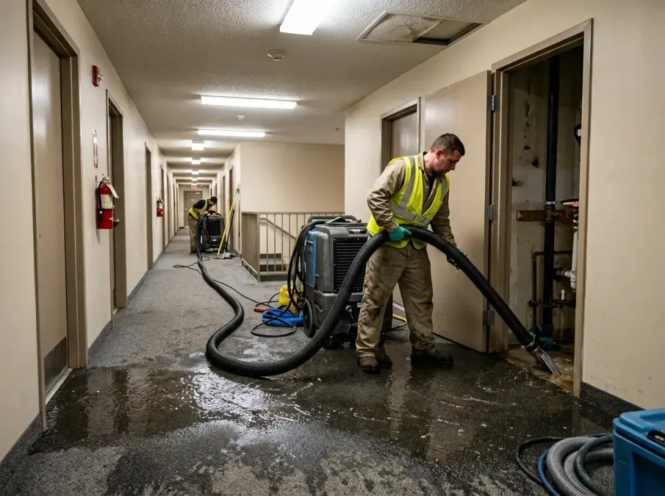 multi-unit-apartment-hallway-f-005 — frequently asked questions, Emergency Burst Pipe Water Extraction & Removal in Kings Pa…